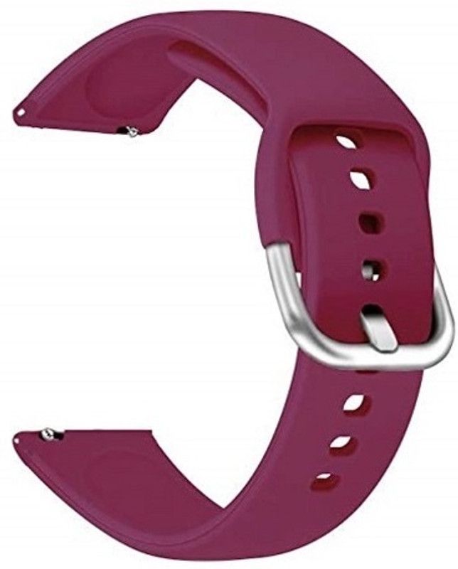 Melfo Silicone Strap Compatible with Fireboltt Dazzle Smart Watch Strap  (Red)