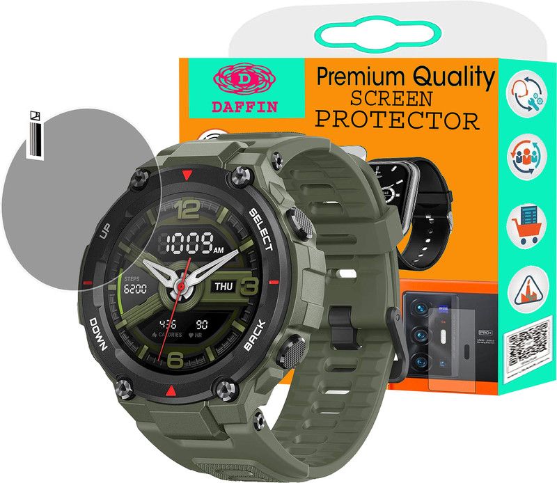 daffin Screen Guard for Huami Amazfit T-Rex Smartwatch .  (Pack of 1)