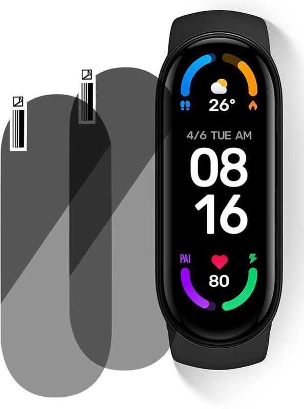 xzote Screen Guard for Mi Smart Band 6 SCREEN GUARD  (Pack of 2)