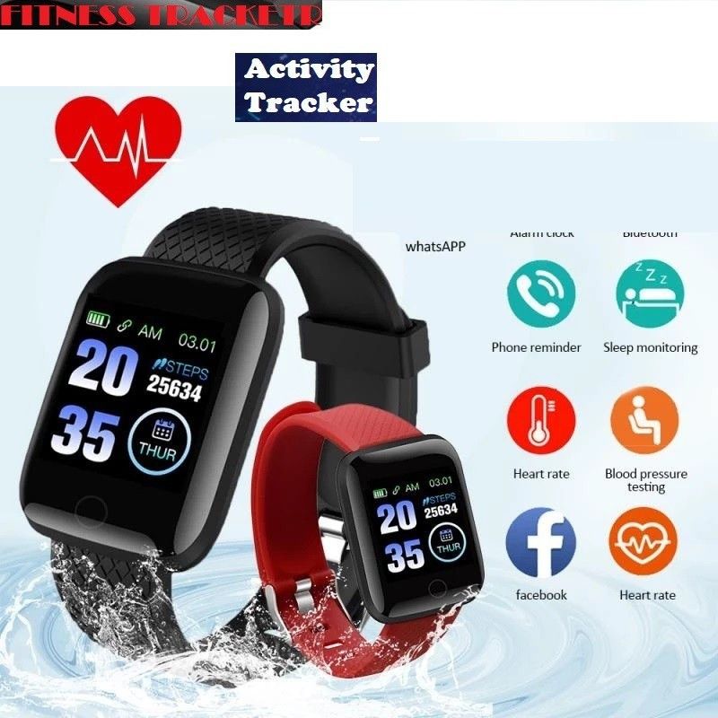 Bashaam A812(ID116) LATEST FITNESS TRACKER STEP COUNT SMART WATCH BLACK( PACK OF 1) Smartwatch  (Black Strap, free)