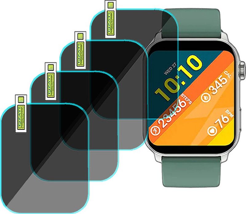 EJZATI Screen Guard for Fire-Boltt Ninja Bell Smartwatch  (Pack of 4)