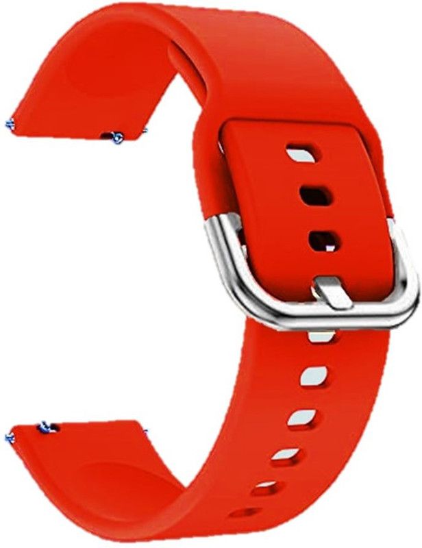 AMANDO AAO19SN0057RD 19MM Smart Watch Strap (BUCKLE LOCK) For NOISE COLORFIT PRO 2 Smart Watch Strap  (Mullti Color)