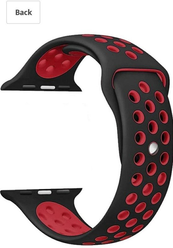 MobilePlanet APPLE WATCH BAND STRAP COMPATIBLE WITH APPLE WATCH SERIES 6/5/4/3/2/1&SE NIKE+SPORTS EDITON 38/40 BLUE & PINK Smart Watch Strap  (Grey)
