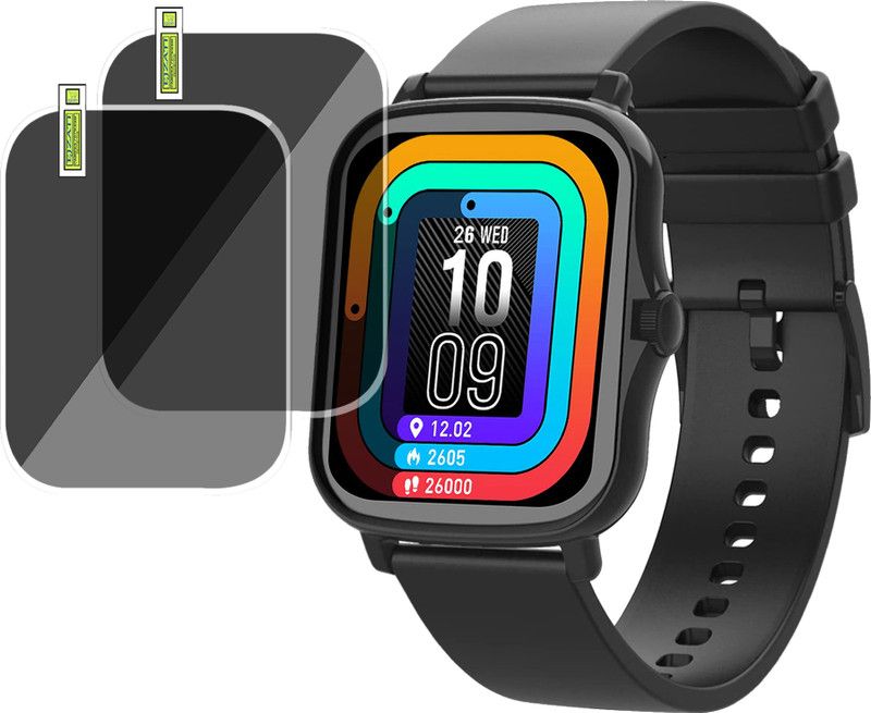 EJZATI Screen Guard for Fire-Boltt Beast SpO2 smartwatch SCREEN TEMPERED  (Pack of 2)