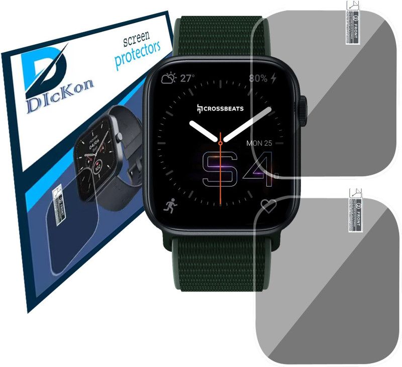DDICKON Screen Guard for crossbeats Ignite S4 Smartwatch Screen Protector  (Pack of 2)