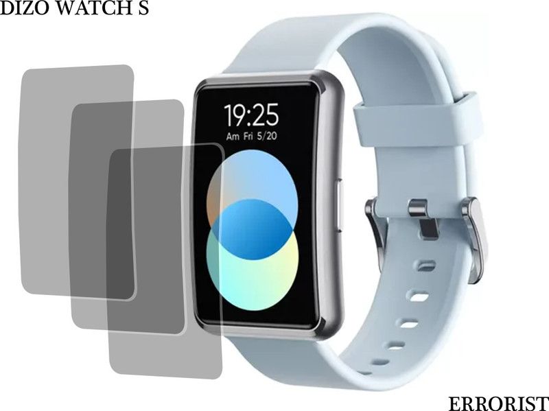 ERRORIST Screen Guard for DIZO WATCH S  (Pack of 3)
