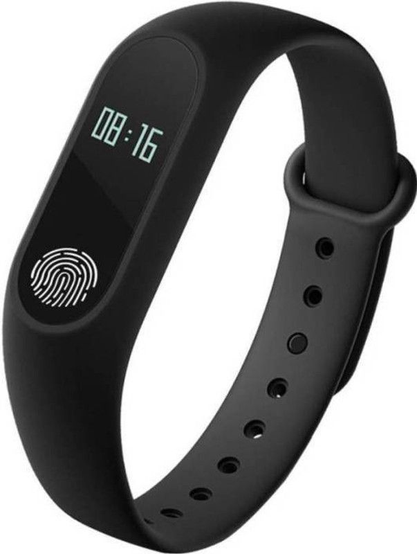 Junaldo JUN-M3-i001 Fitness Smart Band  (Black Strap, Size : free)