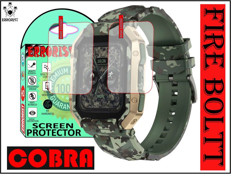 ERRORIST Screen Guard for FIRE BOLTT COBRA  (Pack of 2)