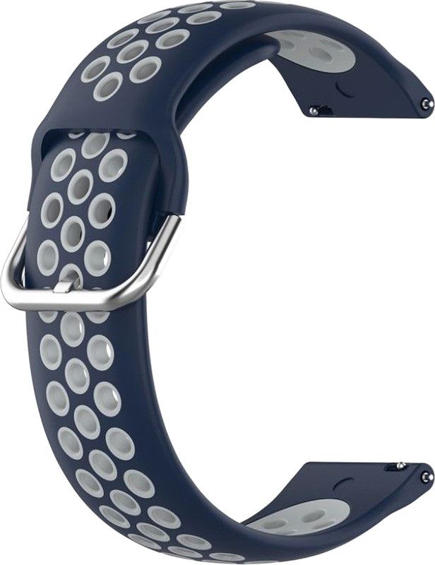 ACM Watch Strap Belt for Xiaomi Mi Watch Revolve Active Smartwatch Blue & White Smart Watch Strap  (Mullti Color)