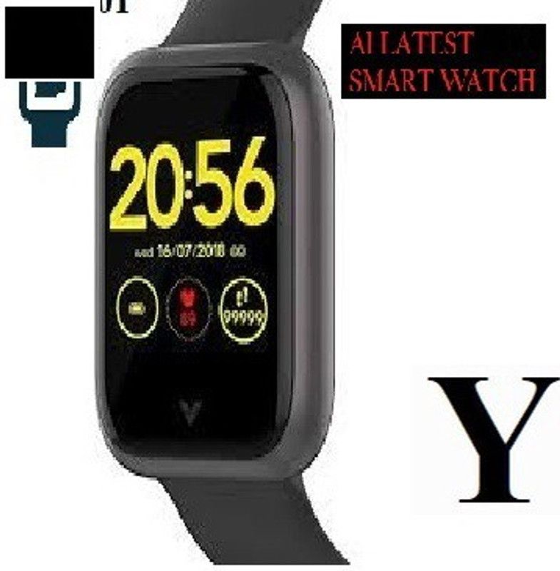 JOCOTO -MA_NOV-Y68_2304 Smartwatch  (Black Strap, Free)