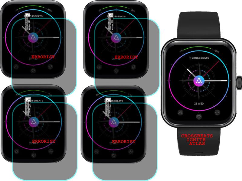 ERRORIST Screen Guard for CROSSBEATS IGNITE ATLAS  (Pack of 4)