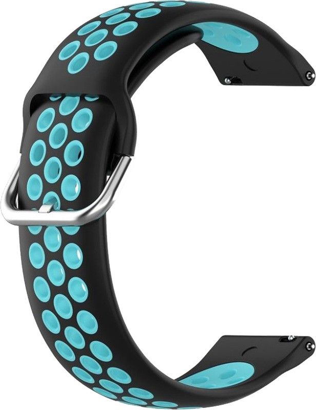 ACM Watch Strap Belt for Realme Techlife Watch R100 Smartwatch Black & Blue Smart Watch Strap  (Mullti Color)