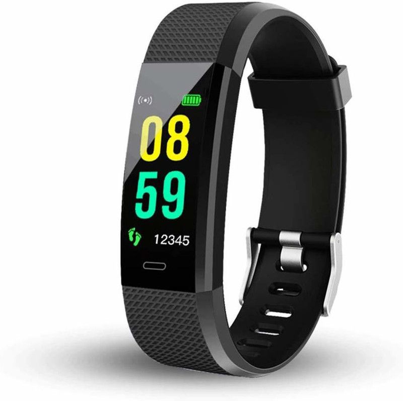 BRTRTFIT ID 115 SMART  (Black Strap, Size : FREE SIZE)