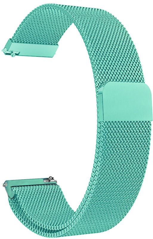 ACM Watch Strap Magnetic 20mm for Fire Boltt Max Bsw010 Smartwatch Turquoise Smart Watch Strap  (Blue)