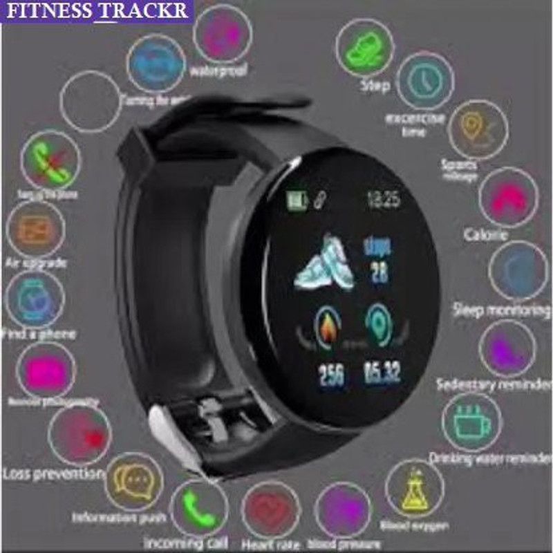 Stybits A58 D18_ MAX FITNESS TRACKER MULTI FACES SMART WATCH BLACK (PACK OF 1) Smartwatch  (Black Strap, free)