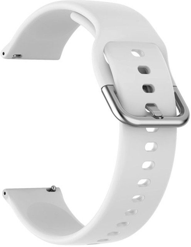 AOnes Silicone Band Watch Strap for Boat Storm Pro Call (Not For Normal Boat Storm) Smart Watch Strap  (White)