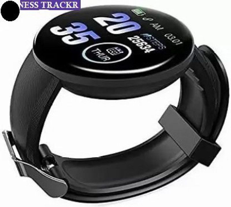 Bydye A185 D18_ ULTRA HEART RATE MULTI SPORTS SMART WATCH BLACK (PACK OF 1) Smartwatch  (Black Strap, free)
