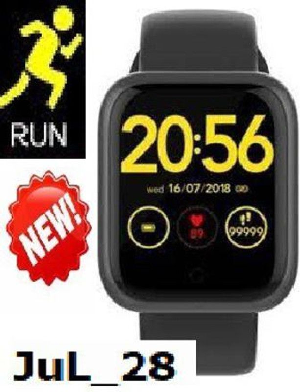 Jocoto S10 (D20) MAX ACTIVITY TRACKER HEART RATE SMART WATCH BLACK(PACK OF 1) Smartwatch  (Black Strap, free)