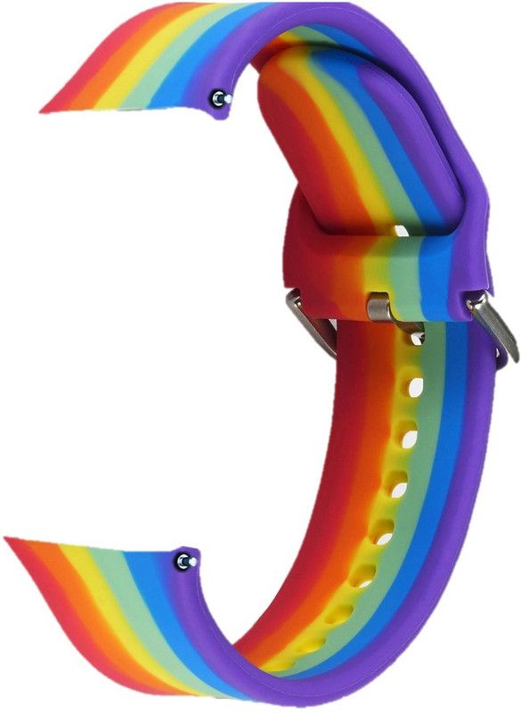 AMANDO 19MM Smart Watch Strap (BUCKLE LOCK) for NOISE COLORFIT PRO 2 Smart Watch Strap  (Mullti Color)