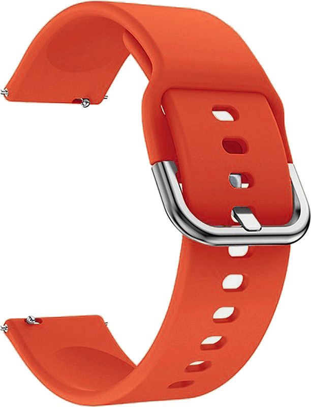 ACM Watch Strap Hook Belt for Zebronics Zeb-Fit920ch Smartwatch Band Orange Smart Watch Strap  (Orange)