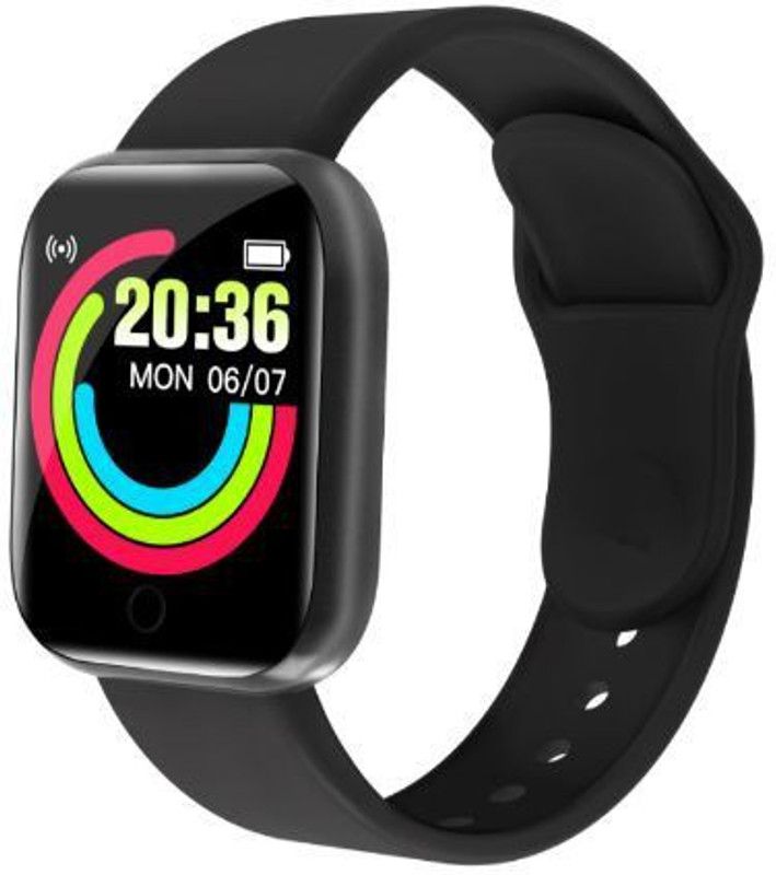 SYARA DBN_123G_Y68 Fitness band  (Black Strap, Size : Free Size)