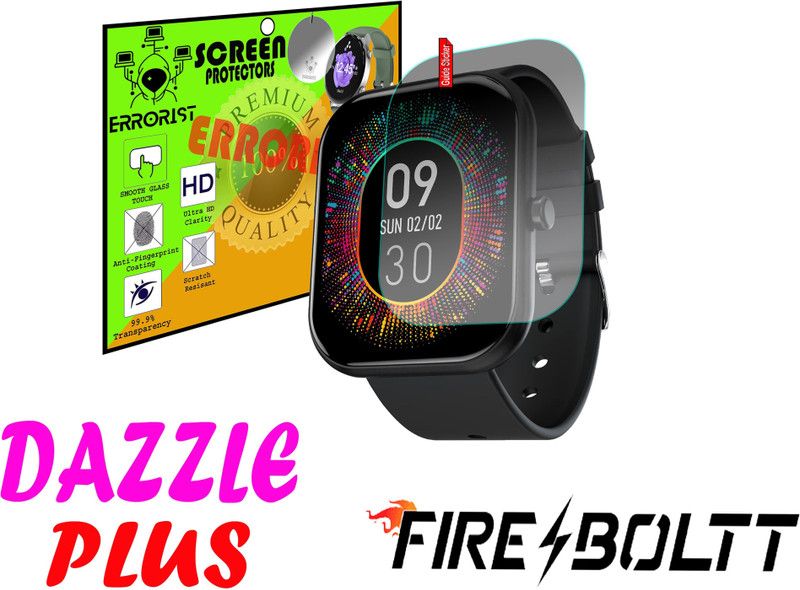ERRORIST Screen Guard for FIRE BOLTT DAZZLE PLUS  (Pack of 1)