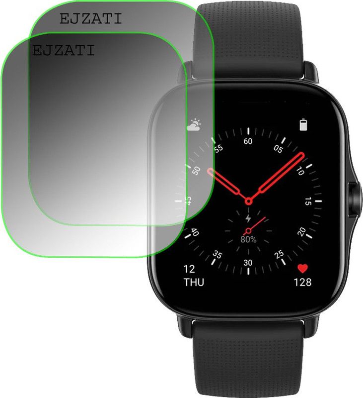 EJZATI Screen Guard for HUAMI AMAZFIT GTS 2E SMARTWATCH  (Pack of 2)