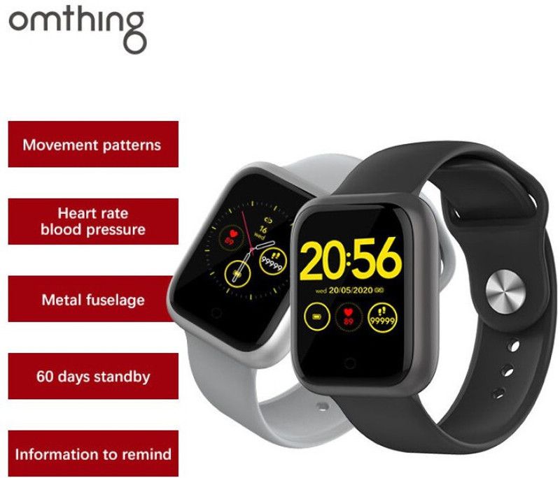 Stybits AQ589/ A1 ULTRA FITNESS TRACKER SLEEP TRACKER SMART WATCH BLACK(PACK OF 1) Smartwatch  (Black Strap, free)