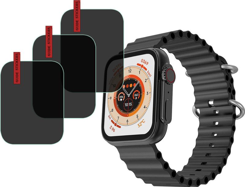 EJZATI Edge To Edge Screen Guard for FIRE BOLTT SUPERNOVA SMARTWATCH  (Pack of 3)