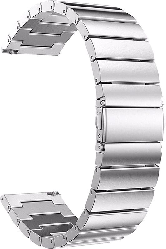 ACM Watch Strap Steel Metal for Garmin Venu 2 Smartwatch Belt Band Silver Smart Watch Strap  (Silver)
