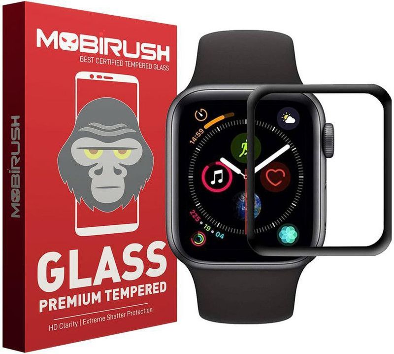 MOBIRUSH Tempered Glass Guard for Apple iWatch 44mm Series 4  (Pack of 1)