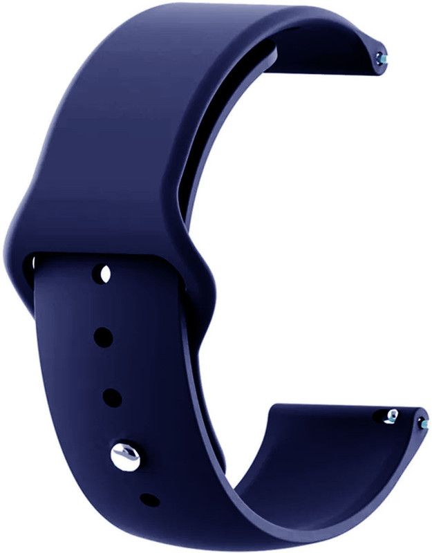 AOnes Silicone Belt Watch Strap for Gizmore Gizfit Blaze Smart Watch Strap  (Blue)
