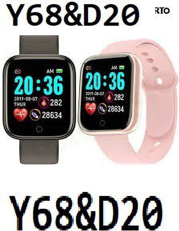 Stybits A270_D20 PRO HEART RATE SMART WATCH BLACK ONLY (PACK OF 1) PRO Smartwatch  (Black Strap, free)