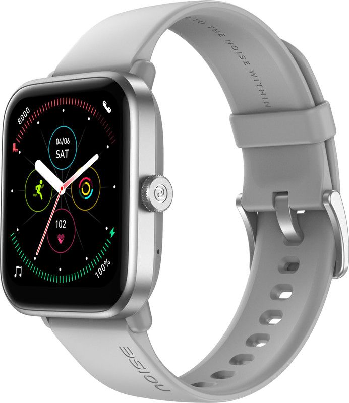 Noise ColorFit Pro4 Bluetooth Calling with 1.72'' TruView Display and Functional Crown Smartwatch  (Grey Strap, Regular)