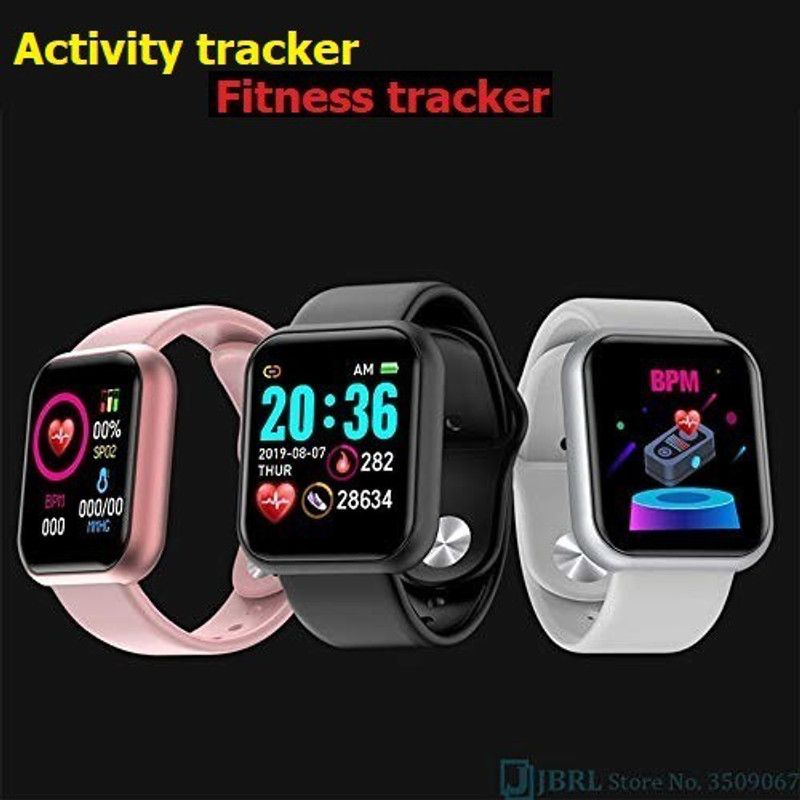 Bashaam S549 (D20) PLUS MULT FACES FITNESS TRACKER SMART WATCH BLACK(PACK OF 1) Smartwatch  (Black Strap, free)