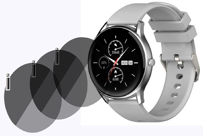 TZWE Screen Guard for NoiseFit Core SMART WATCH SCREEN GUARD  (Pack of 3)