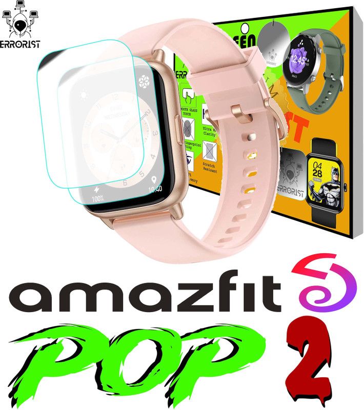 ERRORIST Screen Guard for AMAZFIT POP 2  (Pack of 2)