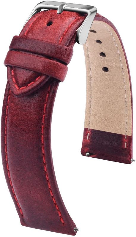 Melfo Synthetic Leather Strap Compatible with Boat Watch Zenit Smart Watch Strap  (Red)
