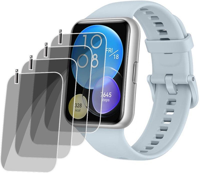 slwax Screen Guard for Huawei Watch Fit 2 Smartwatch  (Pack of 4)