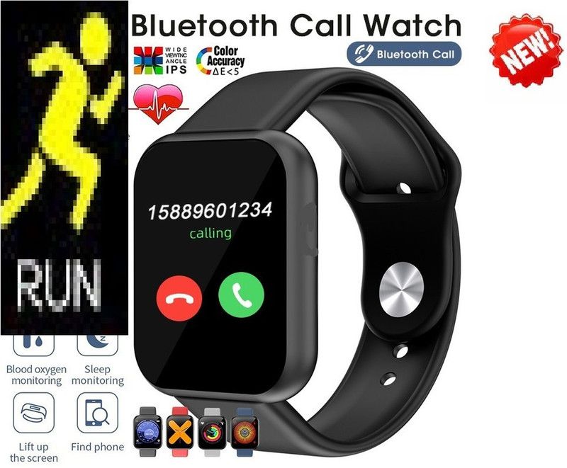Y2H Enterprises D57(D20) LATEST FITNESS TRACKER SLEEP TRACKER SMART WATCDBLACK(PACK OF 1) Smartwatch  (Black Strap, free)