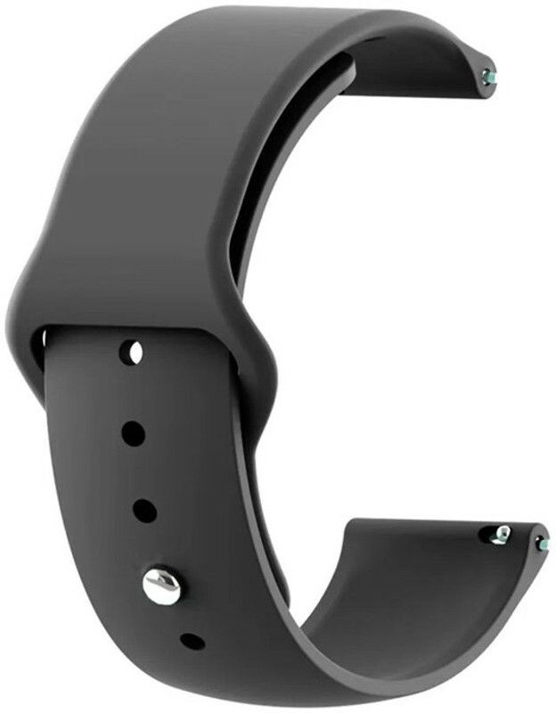 Melfo Silicon Strap Compatible with Boult Cosmic Smart Watch Strap  (Black)