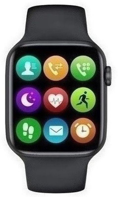 eHIKPLUS W26 Plus Upgrade Series 6 Smartwatch  (Black Strap, Free Size)
