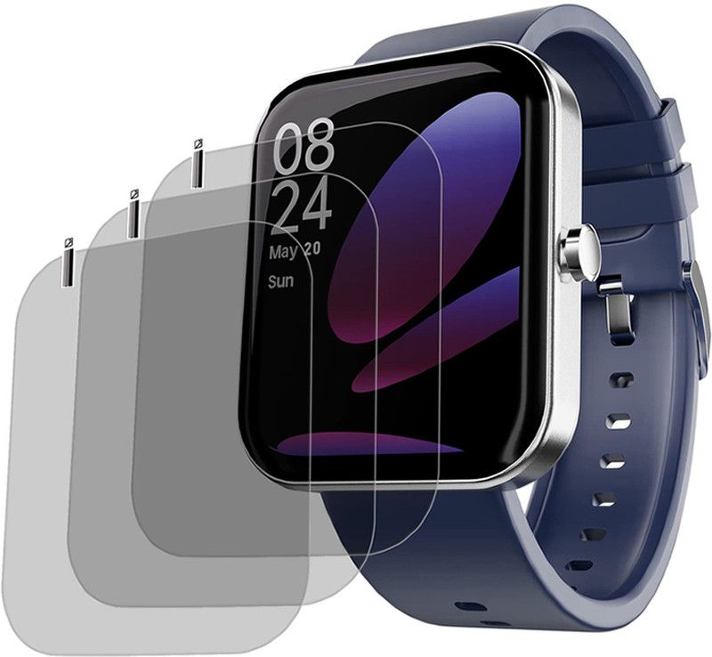 slwax Screen Guard for boAt Xtend Talk SMARTWATCH  (Pack of 3)