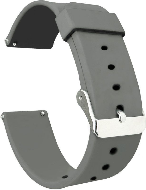 ACM Watch Strap Silicone for Vikyuvi Vikfit Pro Smartwatch Belt Band Grey Smart Watch Strap  (Grey)