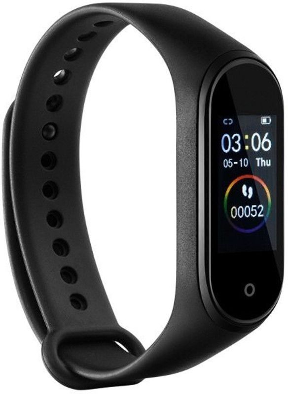 Narayan Enterprises NEW M4 BAND  (Black Strap, Size : FREE)