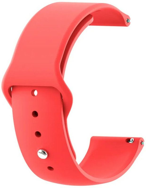 Melfo Silicon Strap Compatible with Fireboltt Astro Smart Watch Strap  (Red)