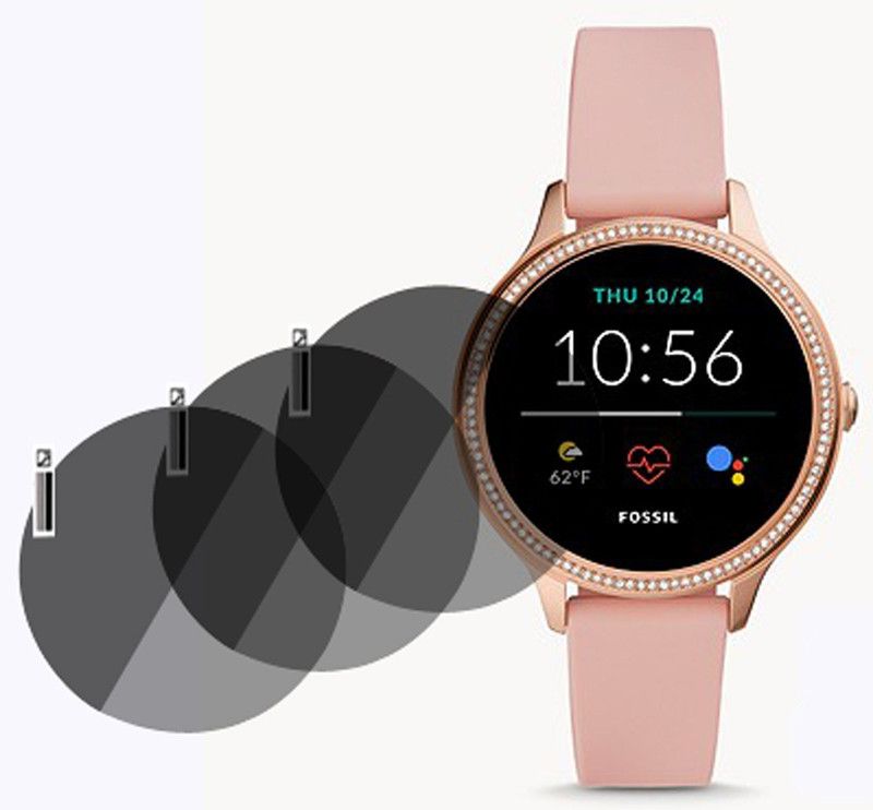 xzote Screen Guard for Fossil Gen 5E (42mm)  (Pack of 3)