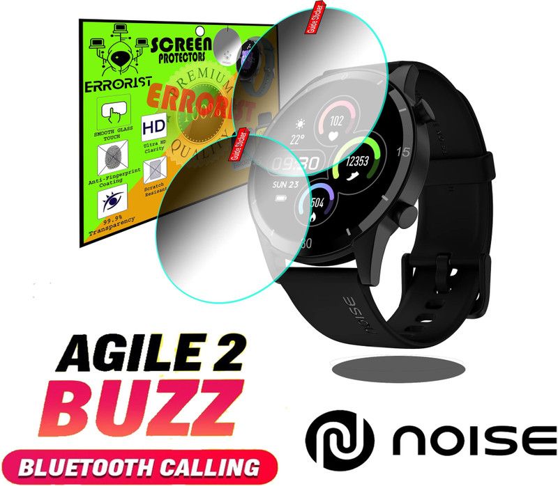 ERRORIST Screen Guard for NOISEFIT AGILE 2 BUZZ  (Pack of 2)