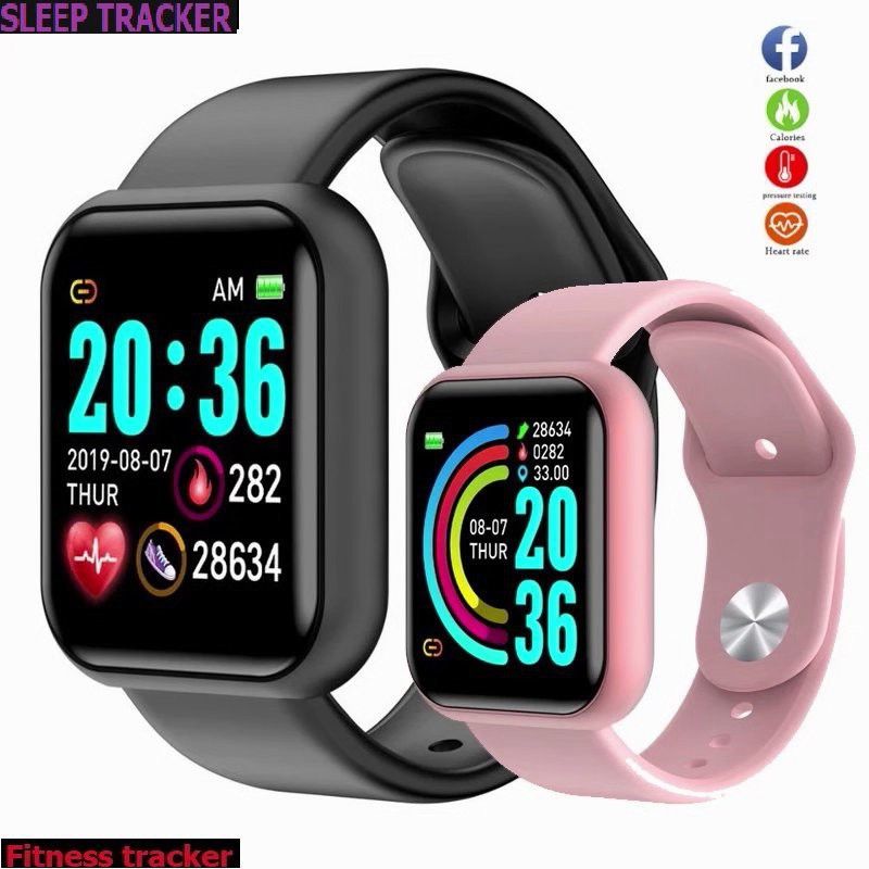 Jocoto S886 (D20) MAX ACTIVITY TRACKER HEART RATE SMART WATCH BLACK(PACK OF 1) Smartwatch  (Black Strap, free)