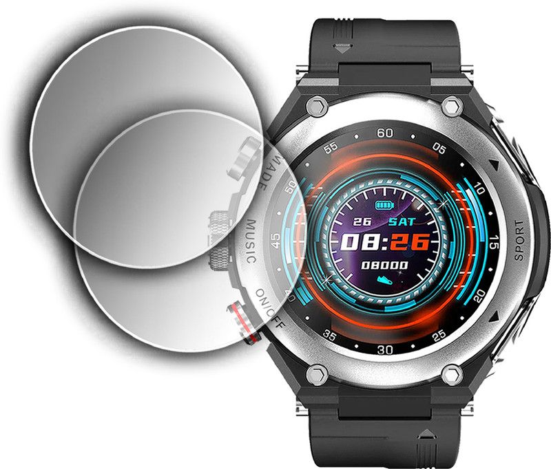 EJZATI Edge To Edge Screen Guard for T92 SMARTWATCH  (Pack of 2)